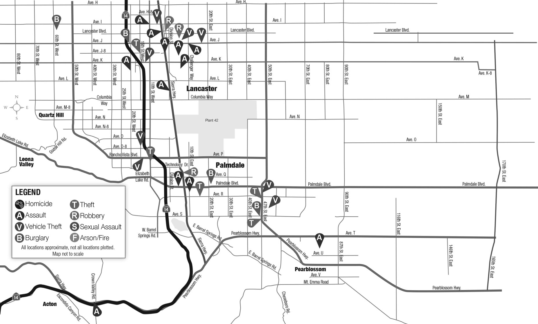 Antelope Valley crime blotter, July 19, 2020